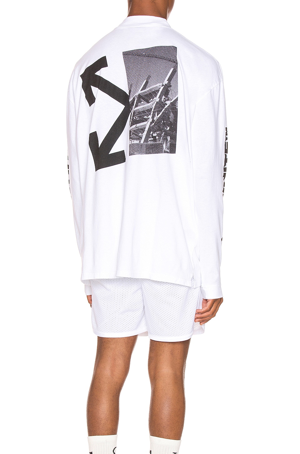 off white splitted arrow