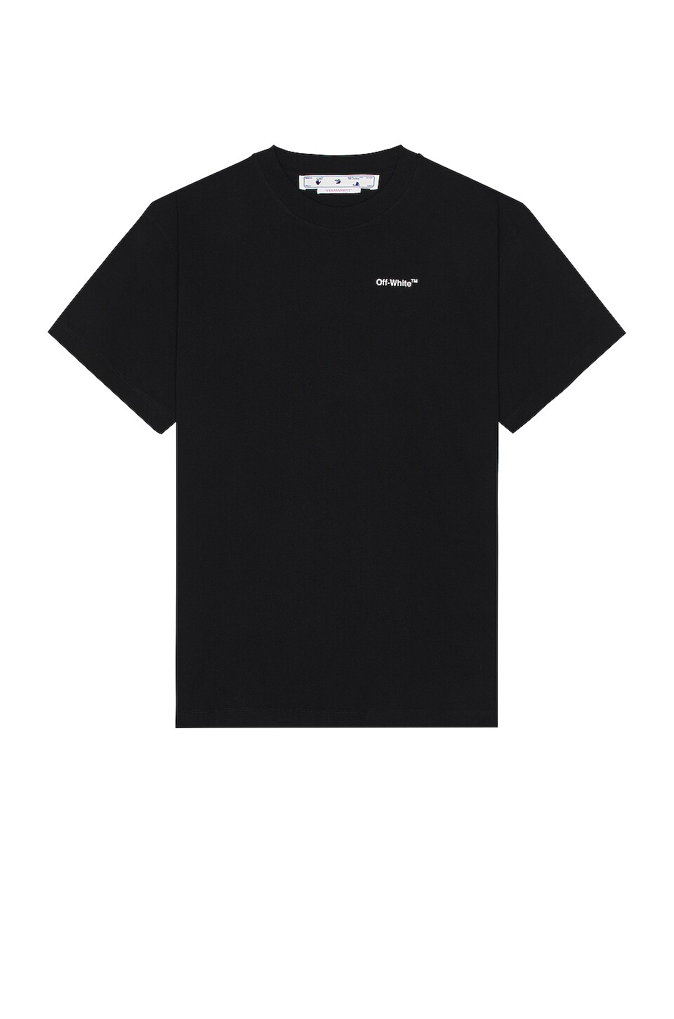 OFF-WHITE Outline Arr Over S/s Tee in Black & White