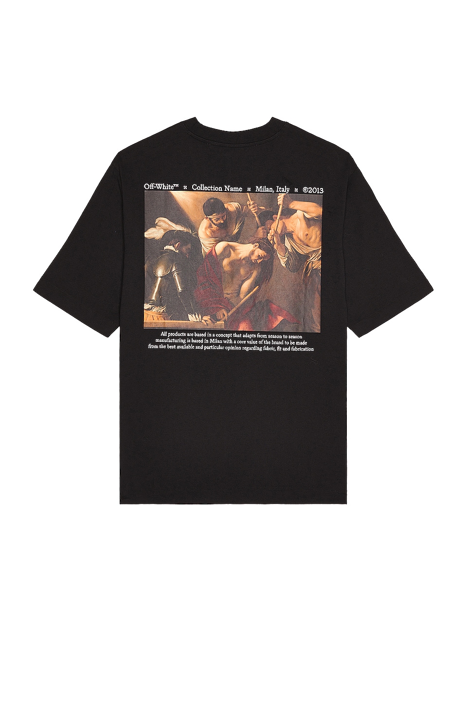 OFF-WHITE Caravaggio Crowning Skate Tee in Black | REVOLVE