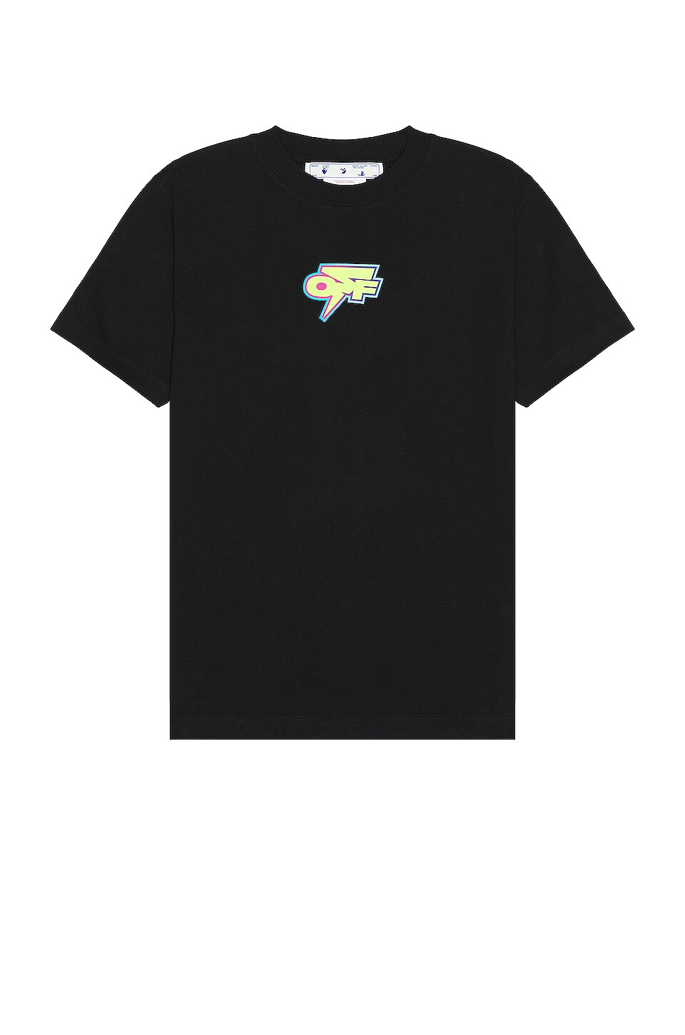 OFF-WHITE Degrade Short Sleeve T-Shirt in Black & Green