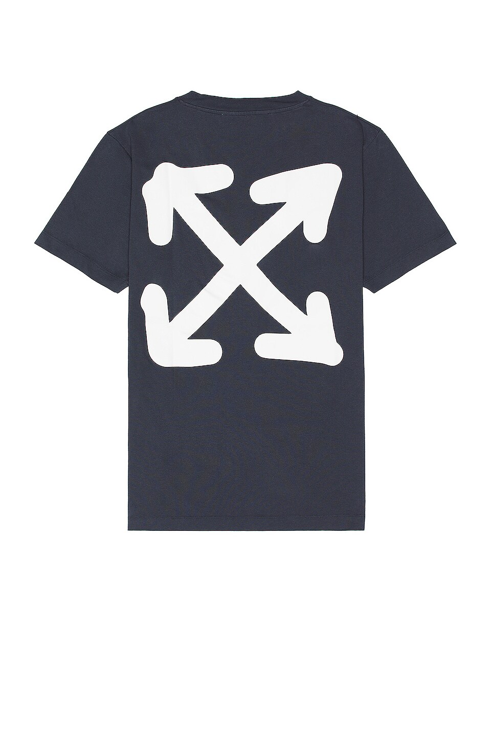 OFF-WHITE Face Arrow Slim Short Sleeve T-Shirt in Outerspace White