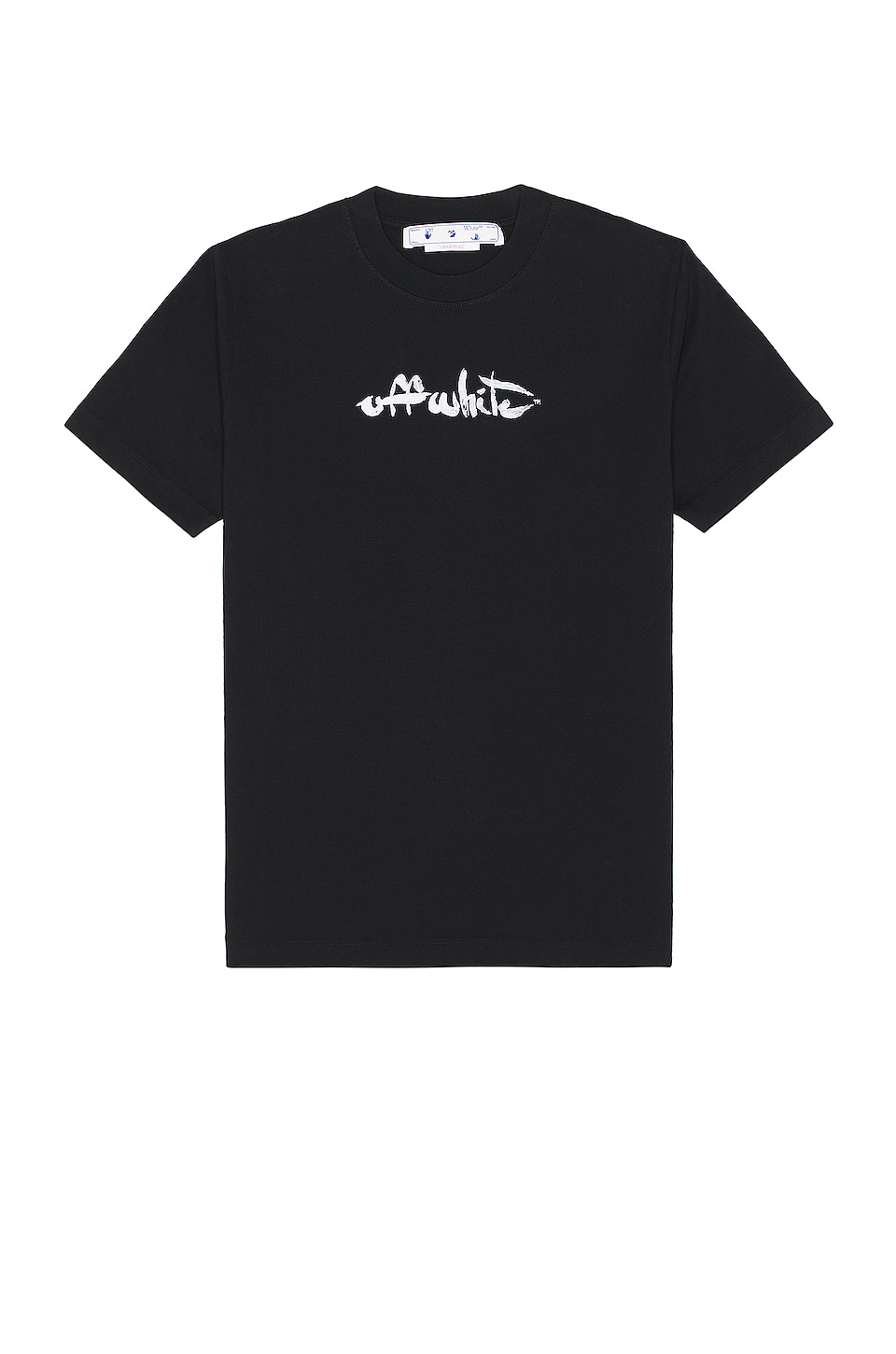 OFF-WHITE Paint Arrow Slim Short Sleeve T-Shirt in Black & White