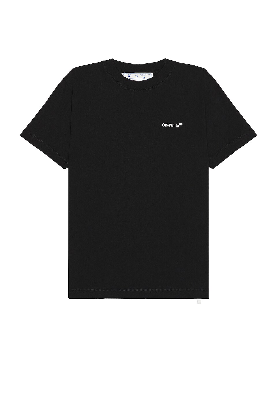OFF-WHITE Bricks Slim Short Sleeve T-Shirt in Black & White