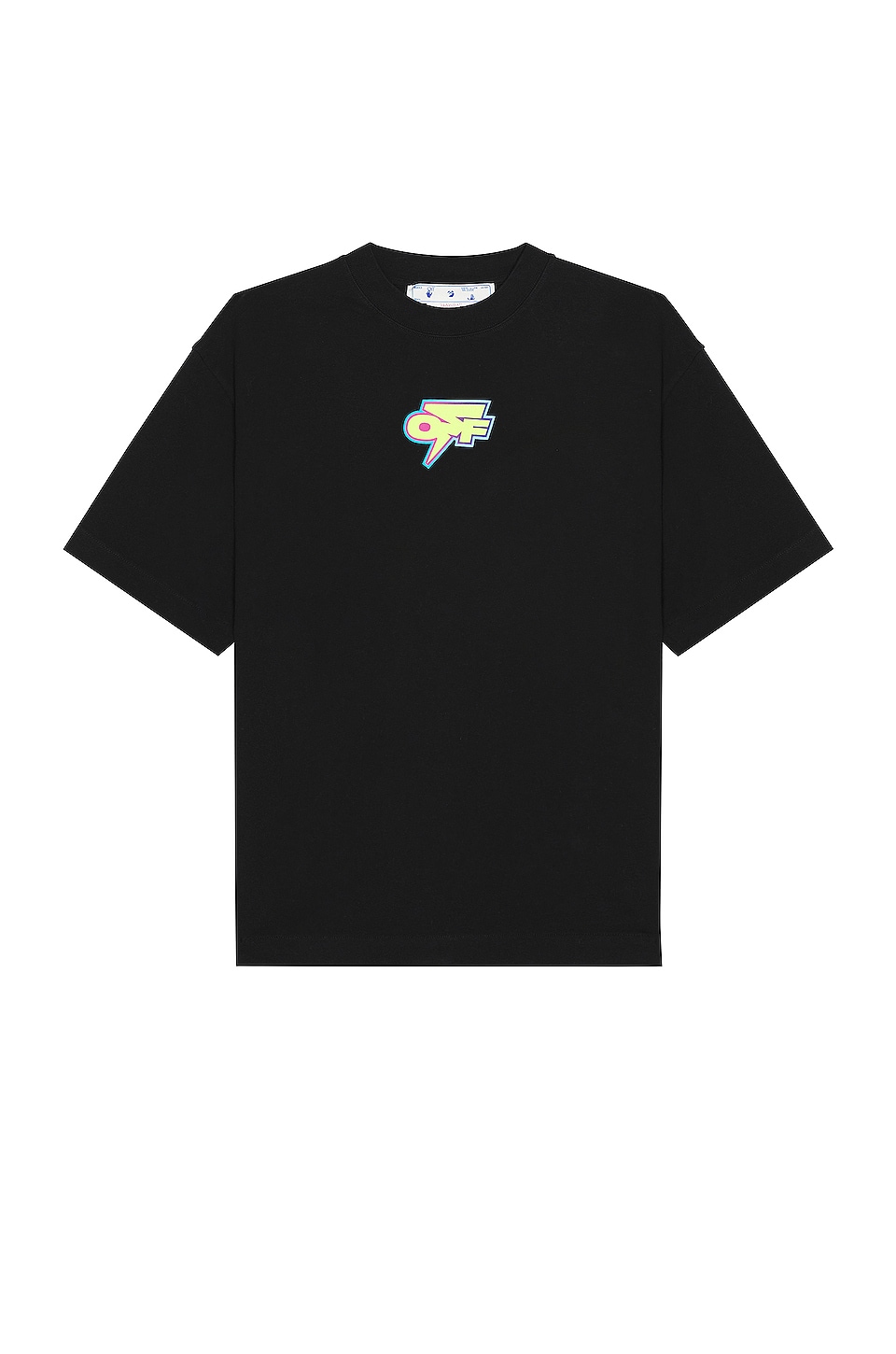 OFF-WHITE Degrade Short Sleeve T-Shirt in Black & Green