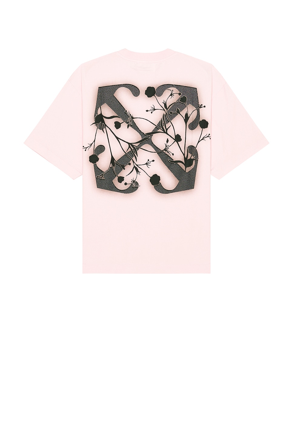 Off white t shirt flower hotsell