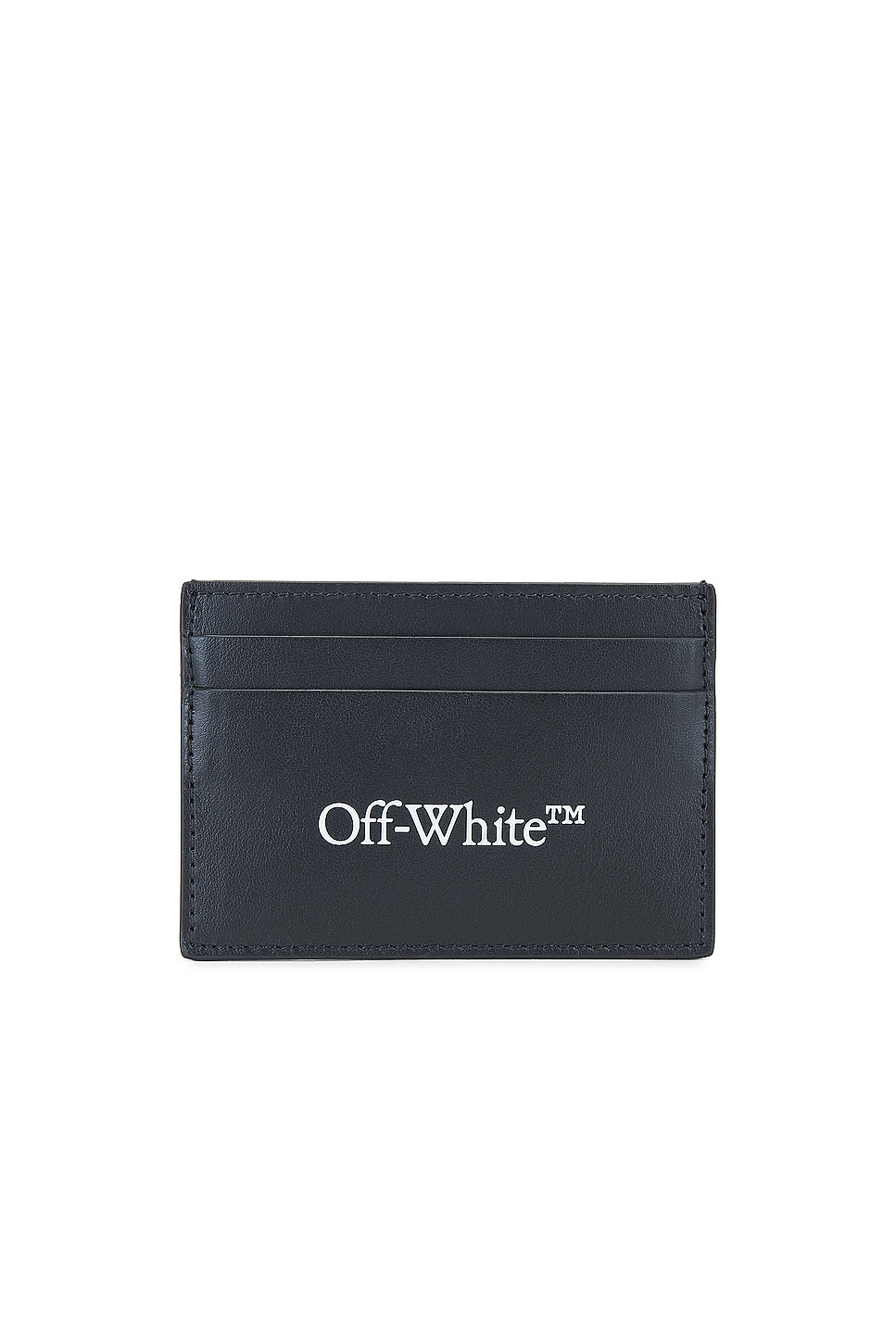 off white black card holder