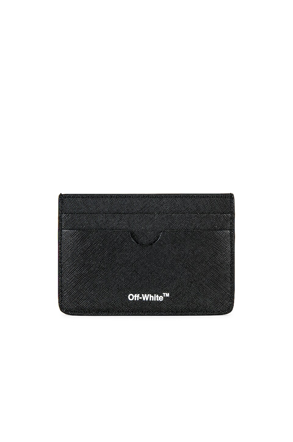 OFF-WHITE Binder Diagonal Card Case in Black & White