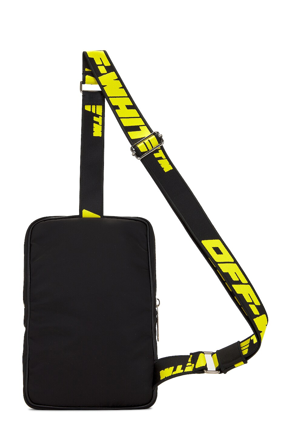 OFF-WHITE Hard Core Sling Bag in Black & White