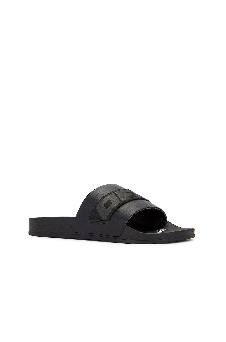 OFF-WHITE Industrial Belt Slides in Dark Grey