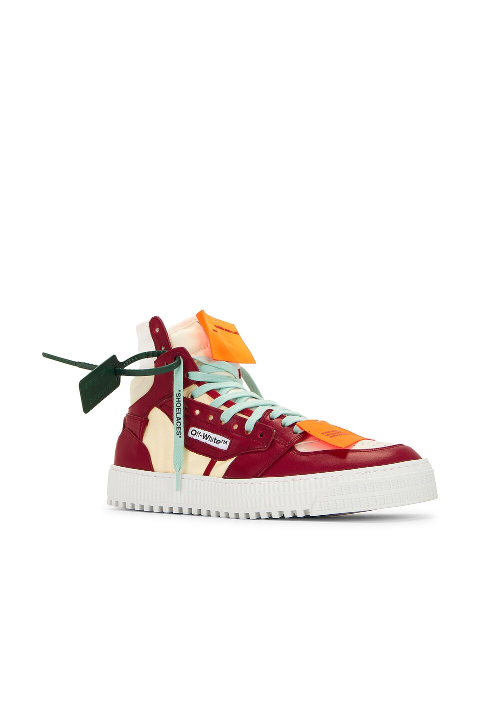 OFF-WHITE 3.0 Off Court High Top Sneakers in Pristine Barolo
