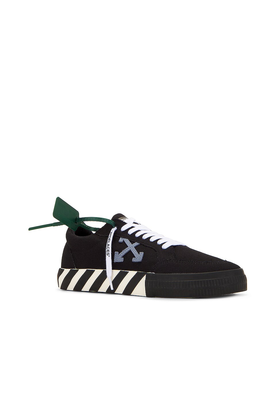OFF-WHITE Low Top Sneakers in Black & Blue