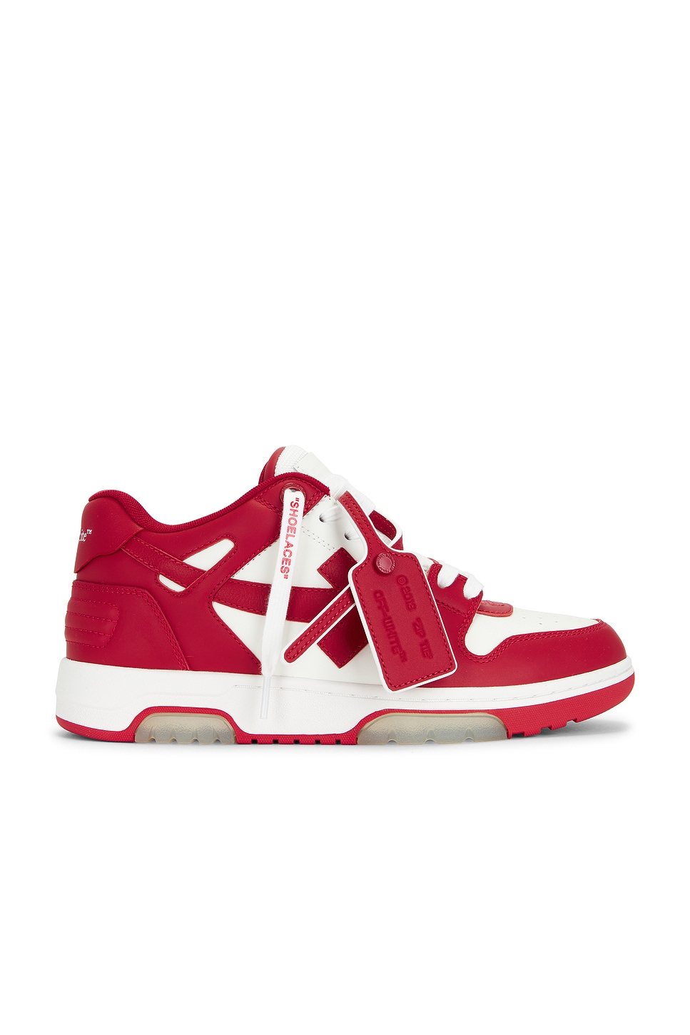 OFF-WHITE OUT OF OFFICE スニーカー - White & Haute Red | REVOLVE