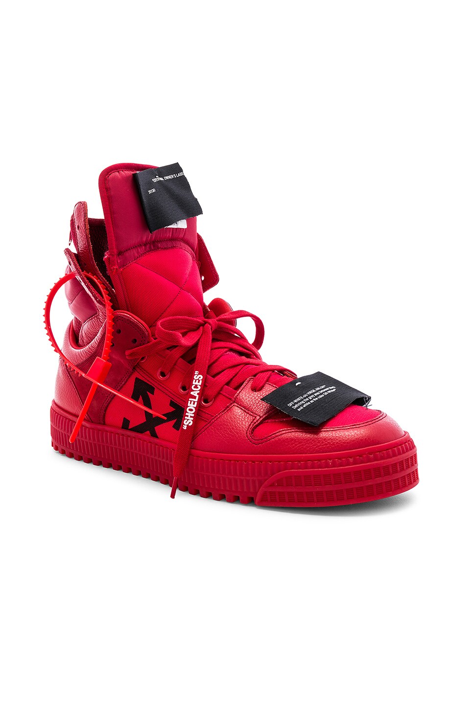 off white red shoes