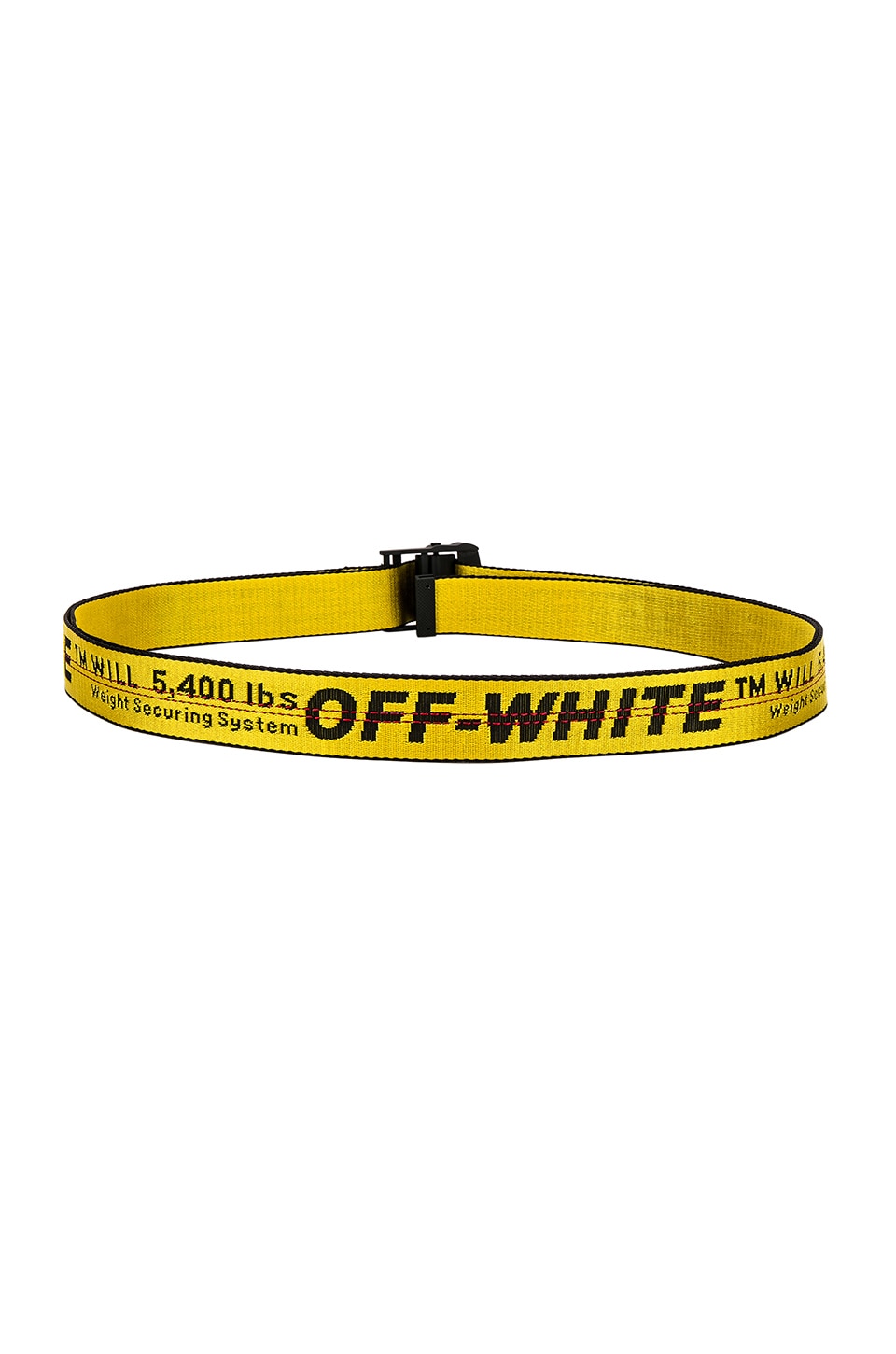 OFF-WHITE Industrial Belt in Yellow & Black | REVOLVE