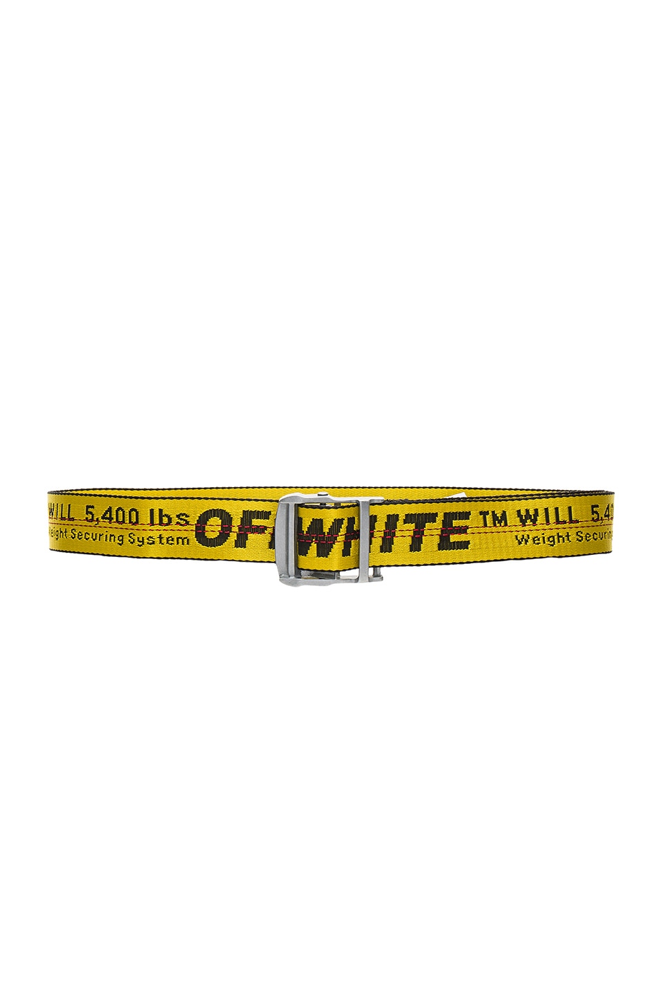 OFF-WHITE Industrial Belt in Yellow & Multi | REVOLVE