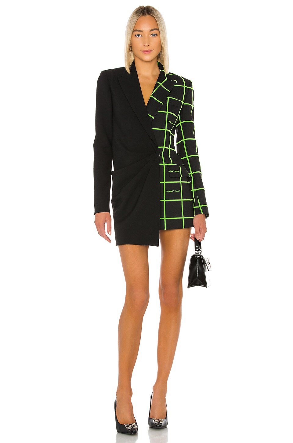 off white blazer dress
