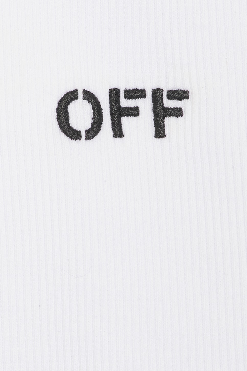 OFF-WHITE OFF STAMP RIB TANK トップ - White & Black | REVOLVE