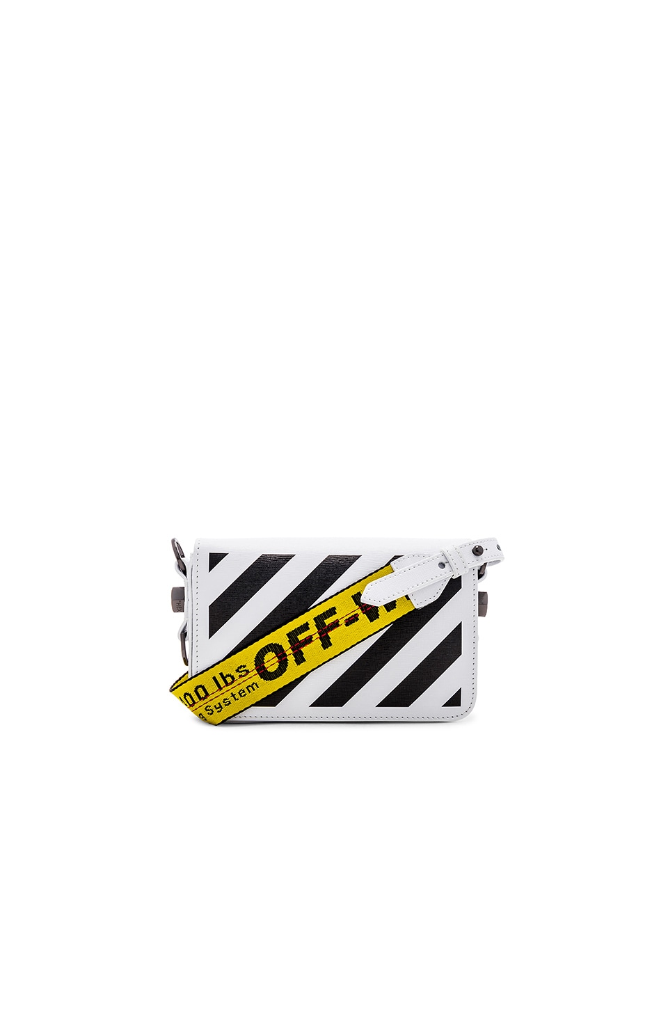 off white mini diagonal flap bag