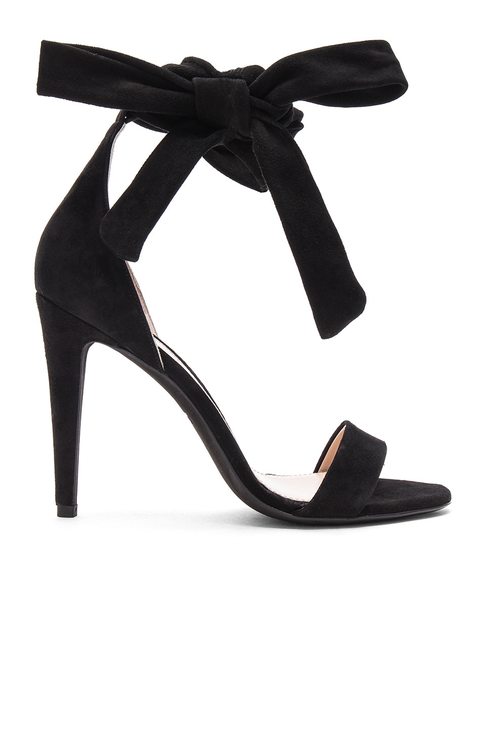 black sandals with a bow