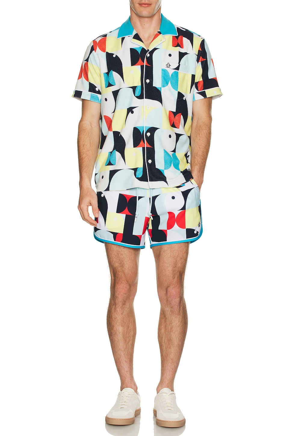 4" All Over Print Swim Shorts - Thumbnail 6