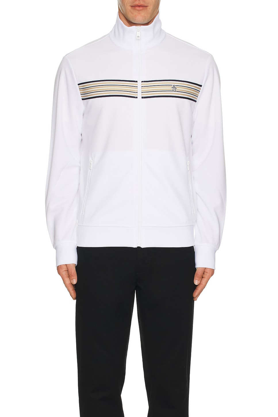 Chest Stripe Tape Track Jacket - Thumbnail 4