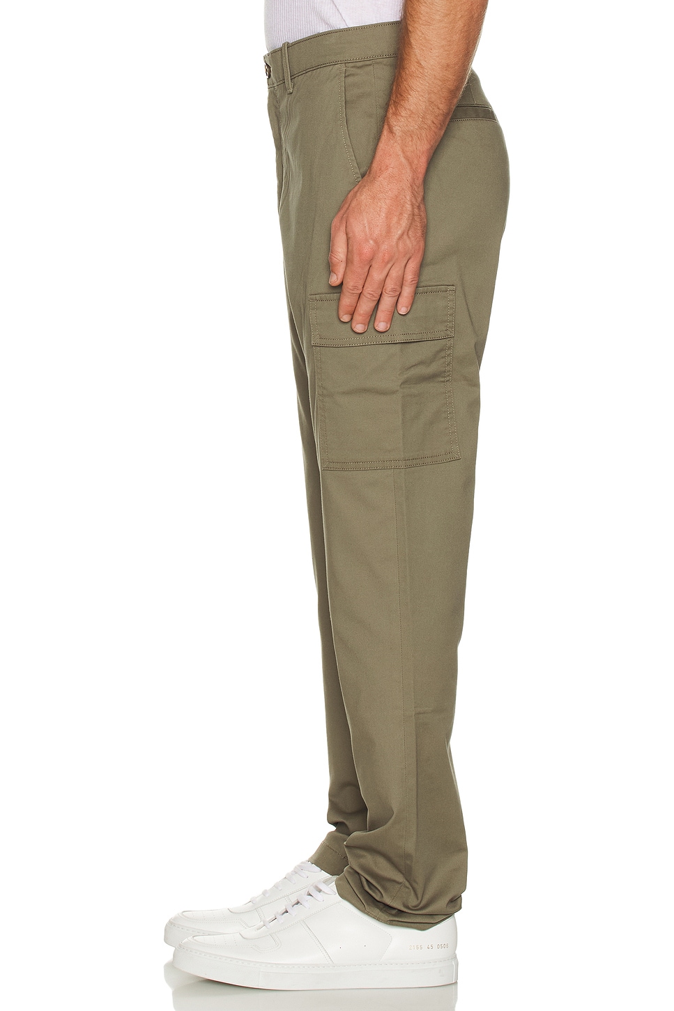 【SATIIIZ】Raton Button Cargo Cotton Pants Original Penguin Stretch Cargo Pants in Dusty Olive | REVOLVE