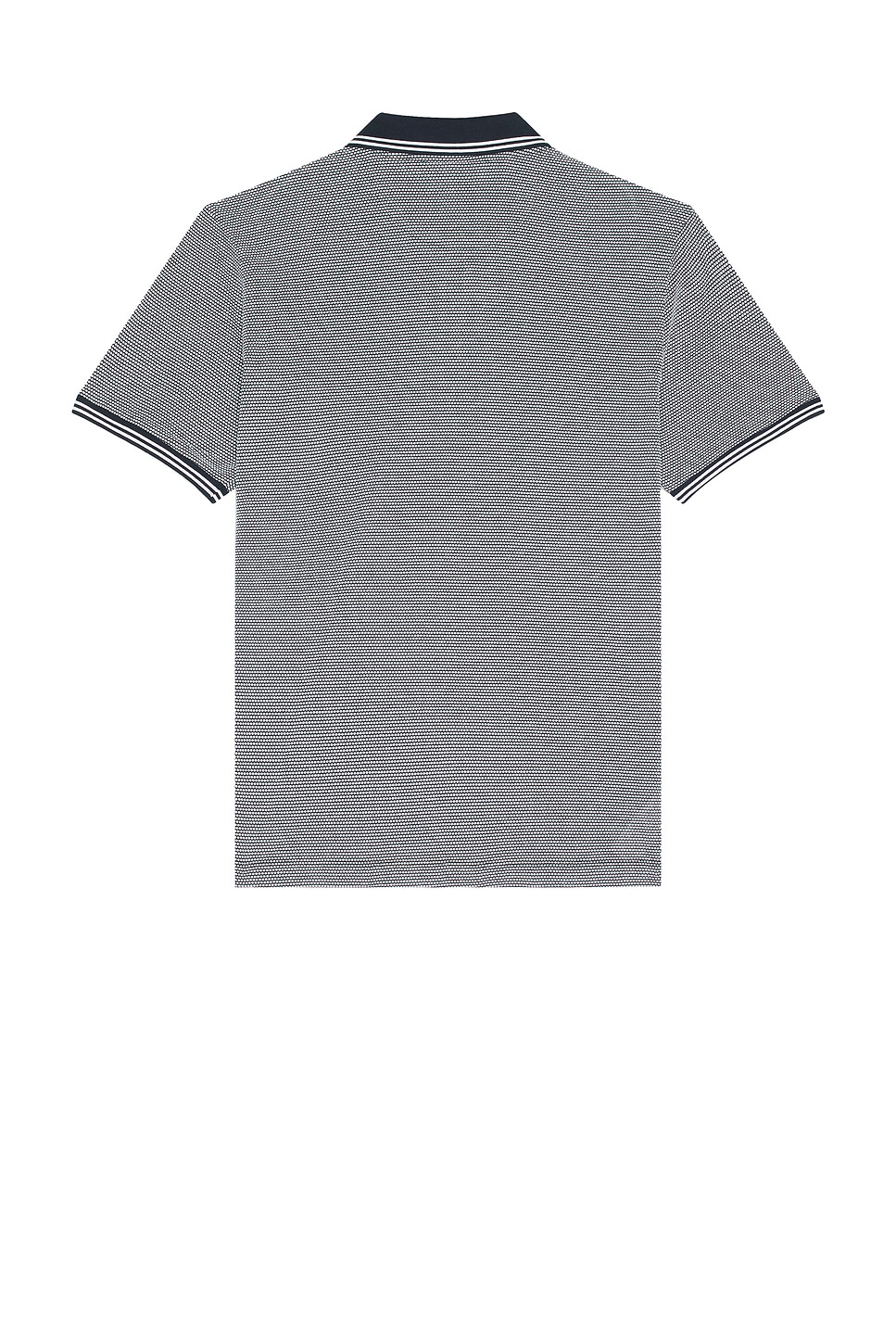 Jacquard 1/4 Zip Tipped Polo - Thumbnail 2