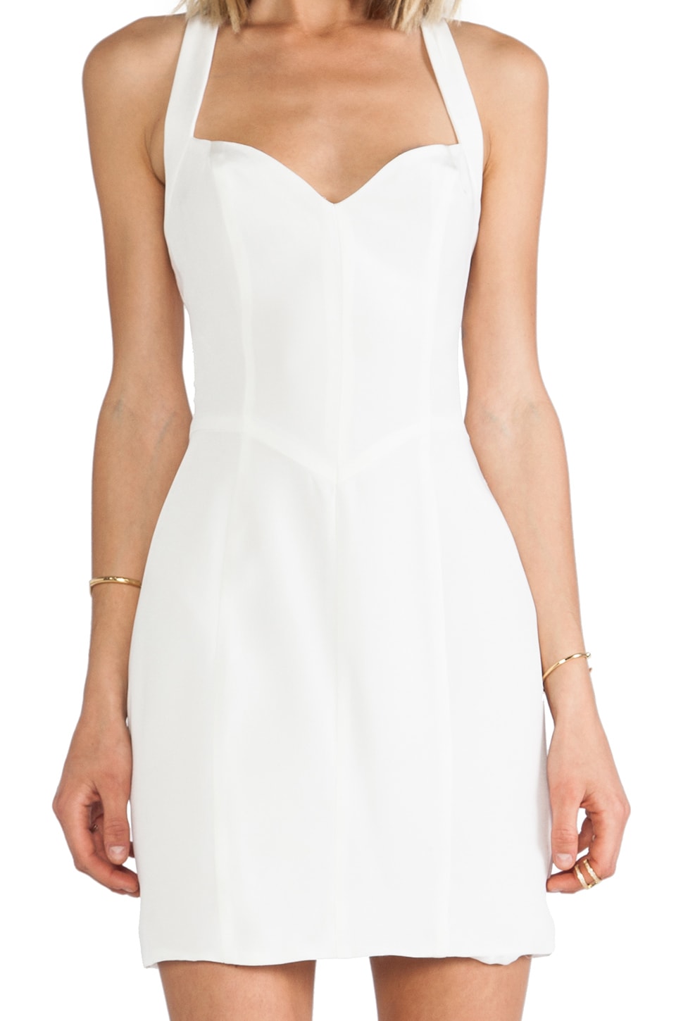 White Bustier Dress