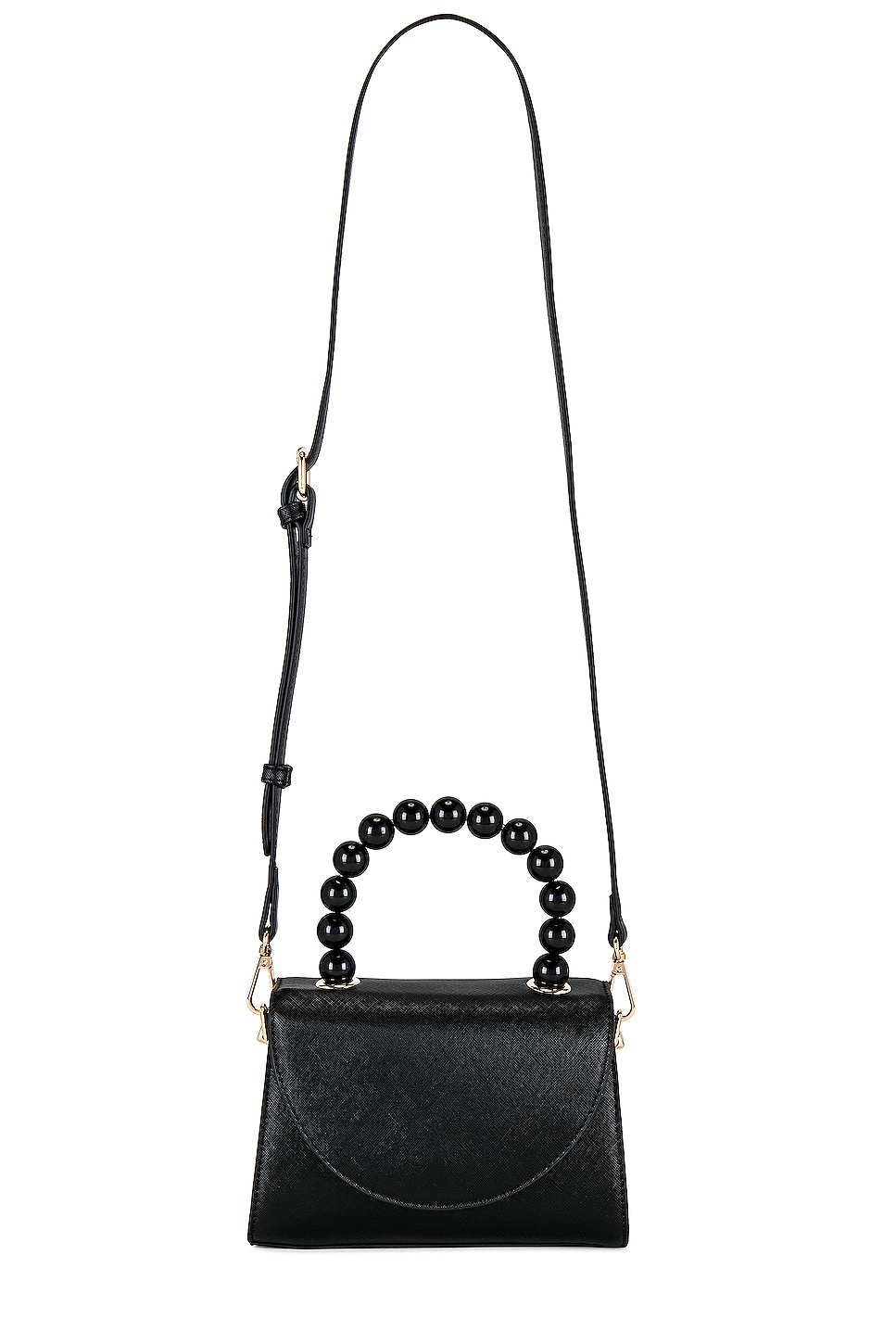 Image 1 of Wendy Acrylic Bead Bag in Black