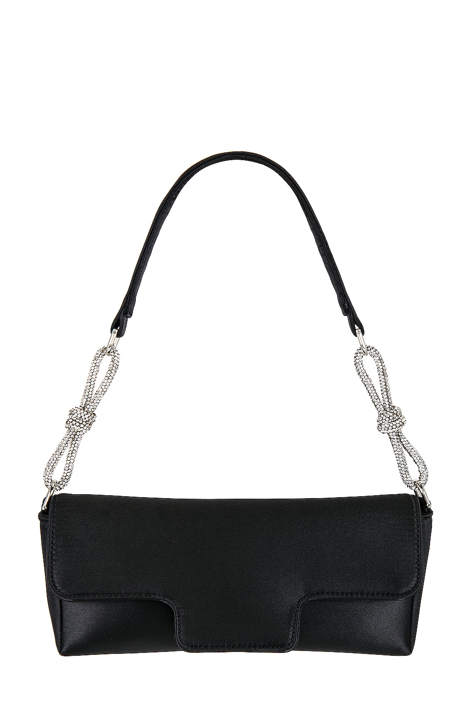 Image 1 of Calissa Crystal Bow Bag in Black
