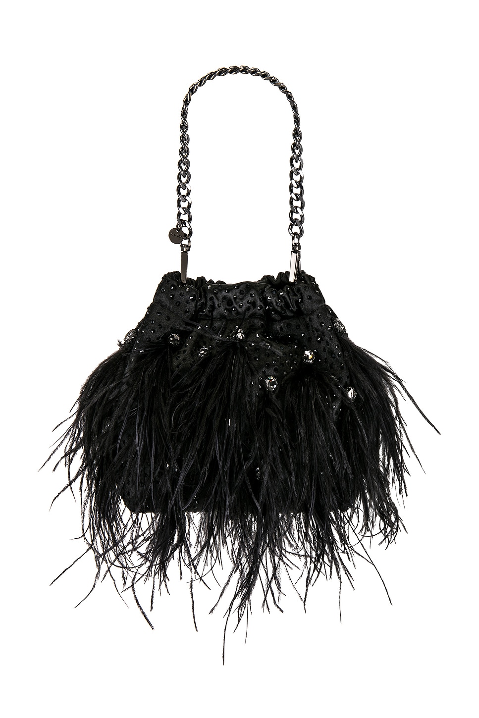 Black Feather Bag