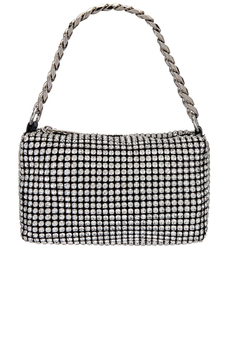 olga berg Robbie Crystal Loaf Bag in Black | REVOLVE