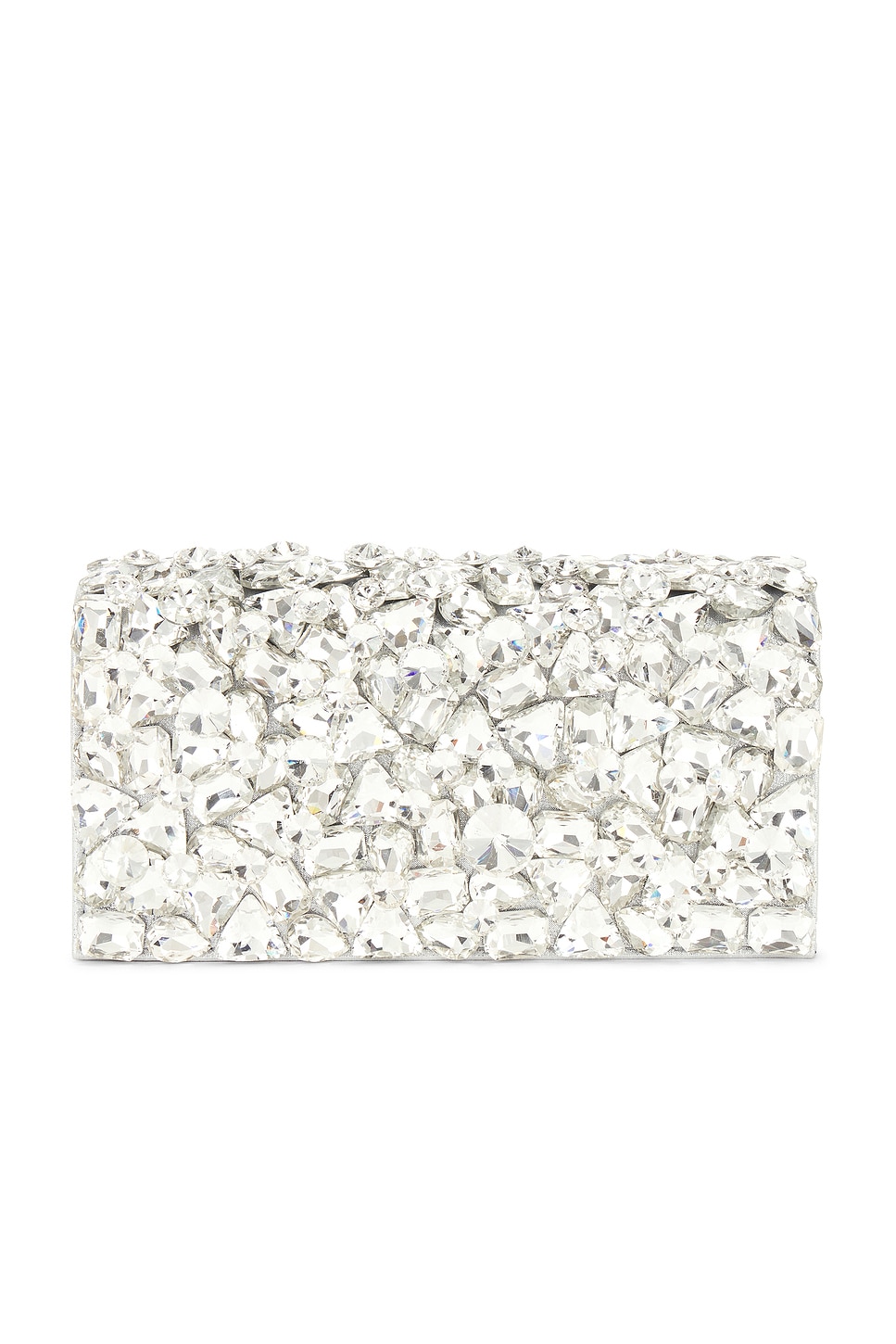 Renata Crystal Encrusted Clutch in Black Renata Crystal Encrusted Clutch in Black