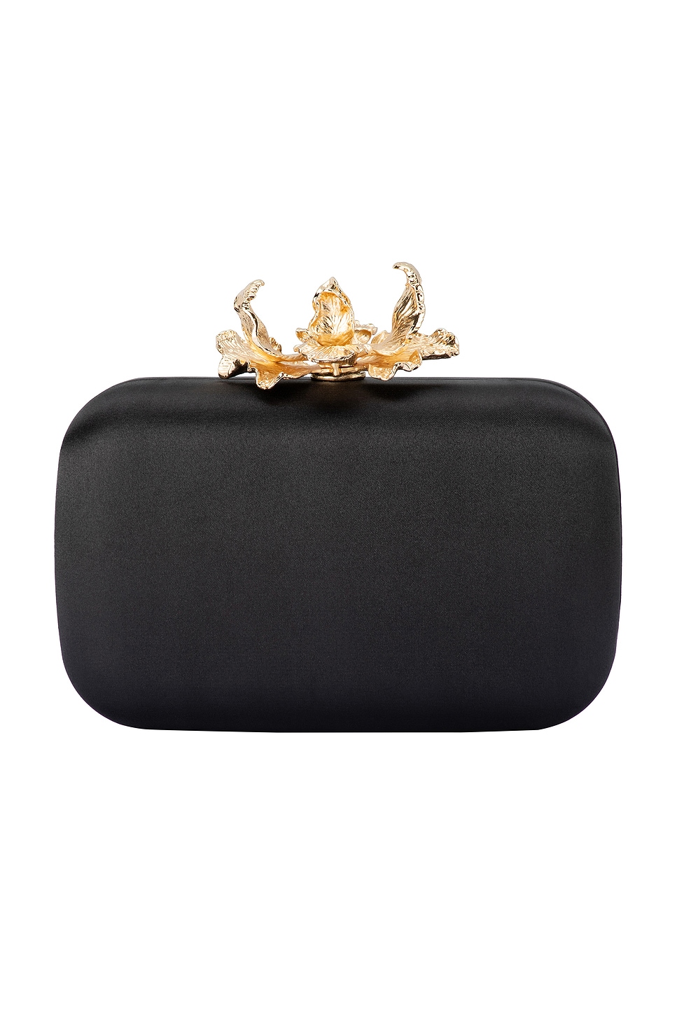 Adele Orchid Lock Clutch