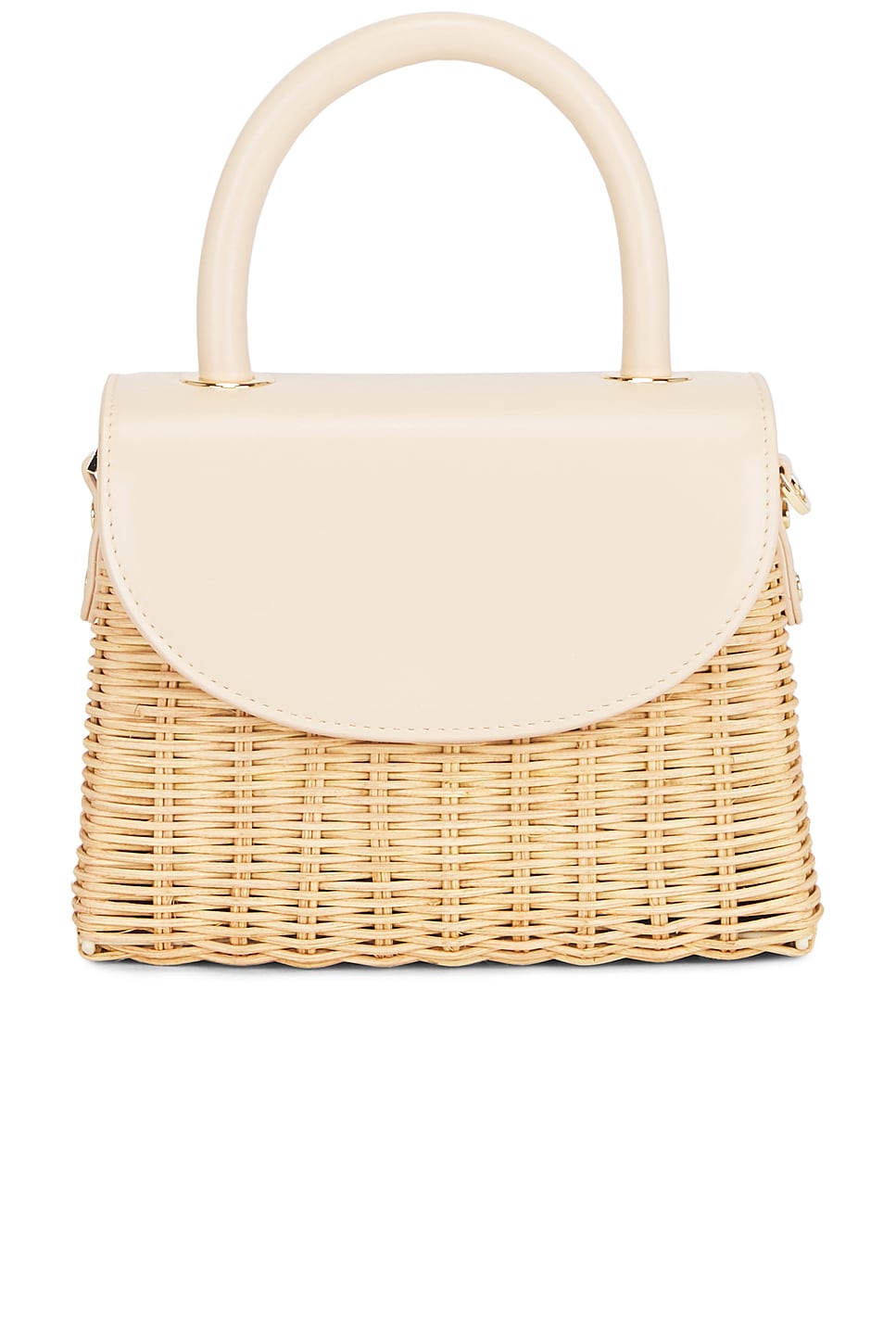 Elle Wicker Top Handle Bag