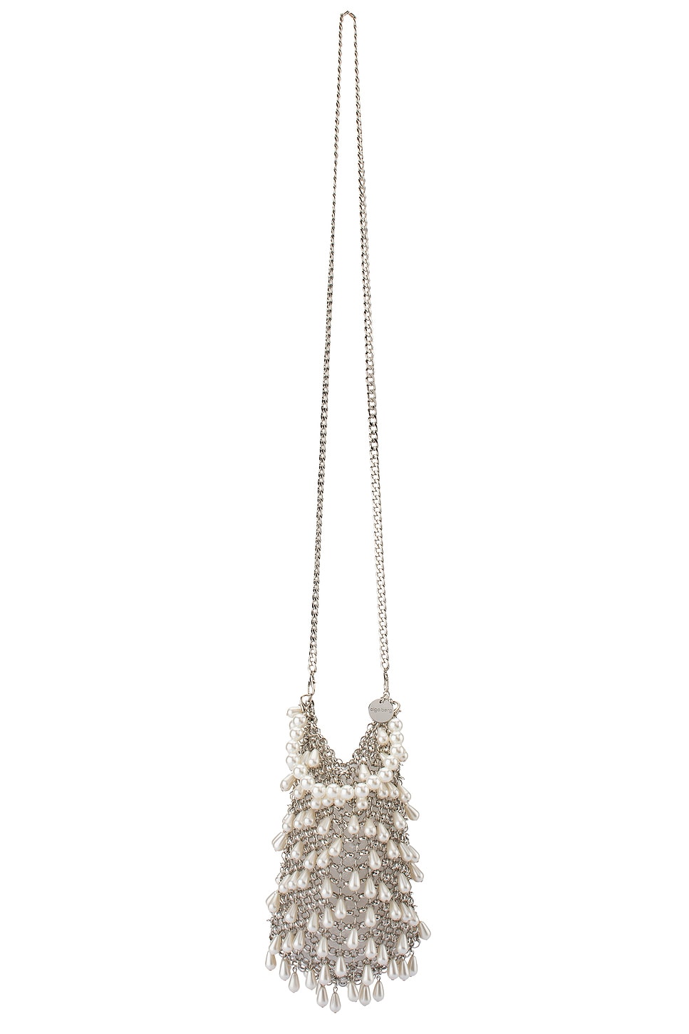olga berg Jaden Pearl Chainmail Bag