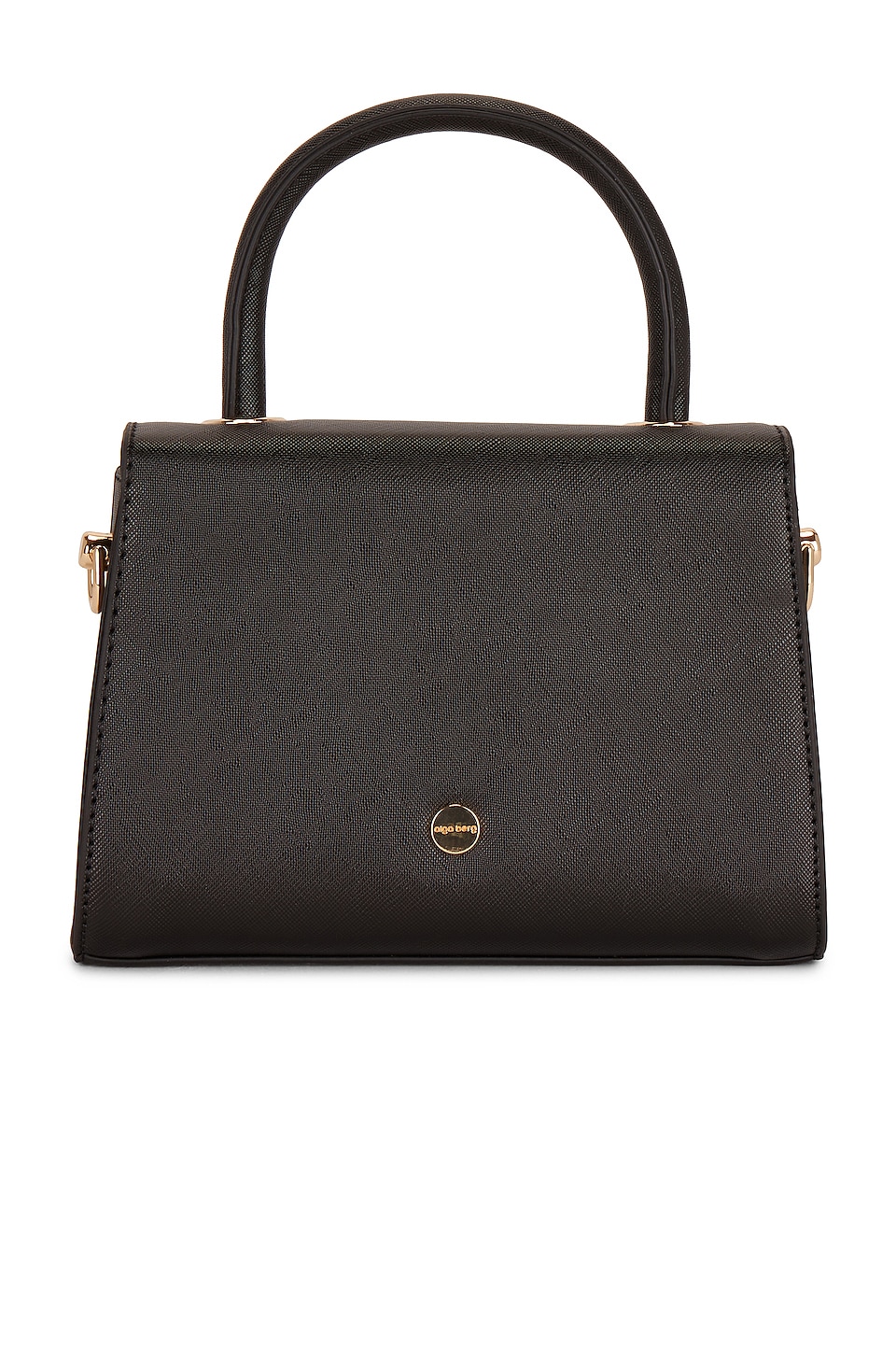 olga berg Sasha Top Handle Bag in Black