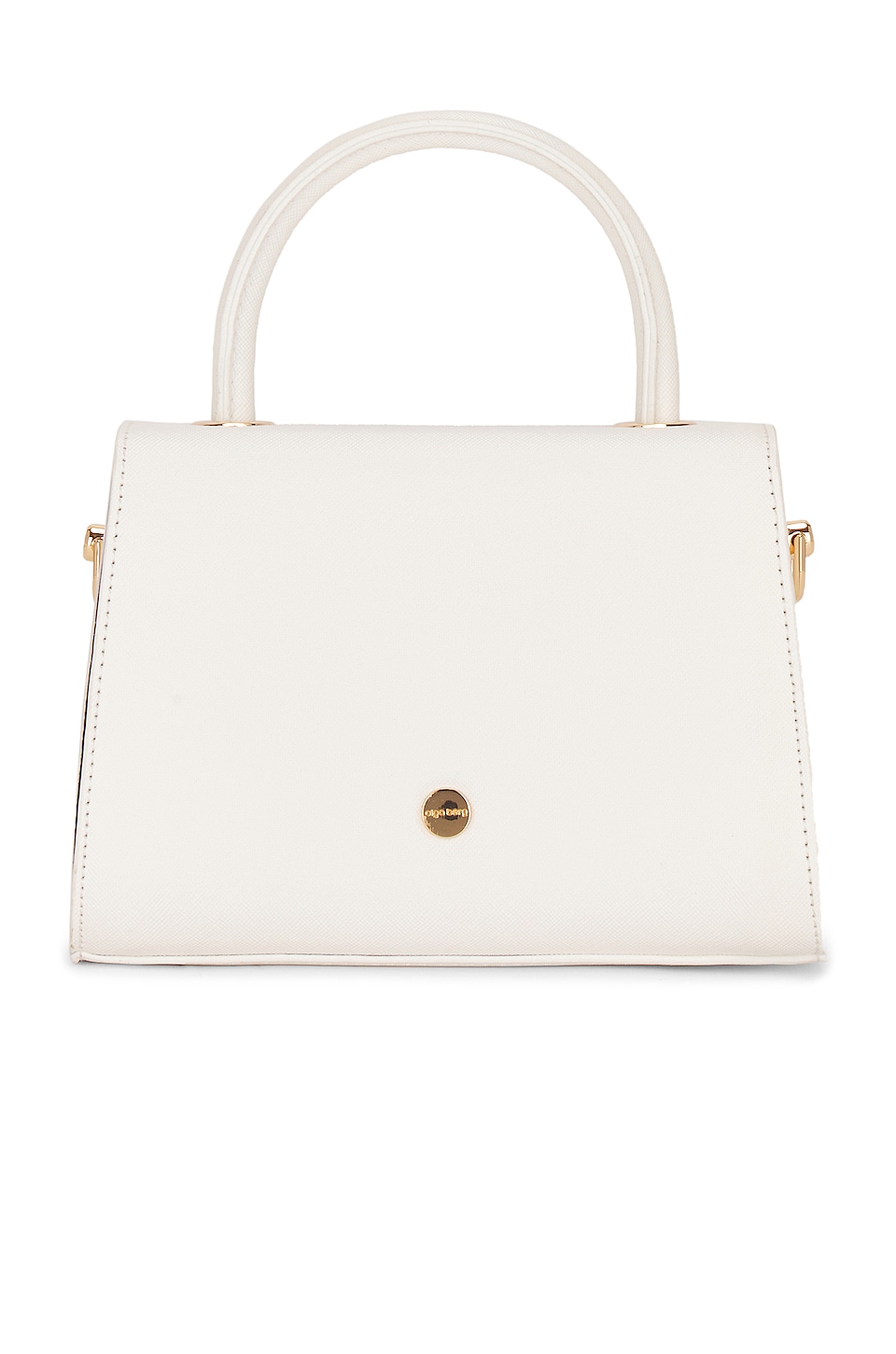 olga berg Sasha Top Handle Bag in White