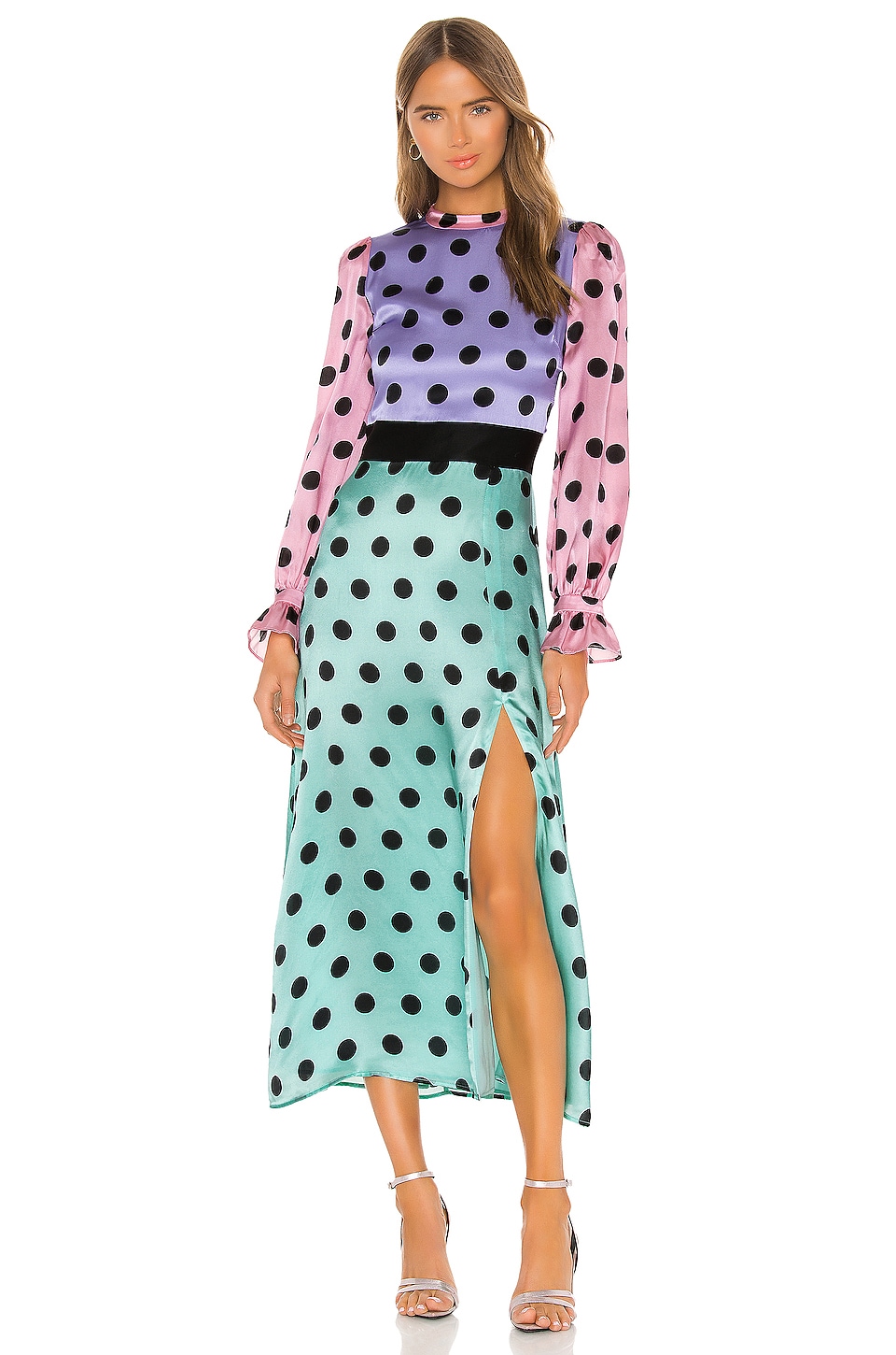 polka dot dress revolve