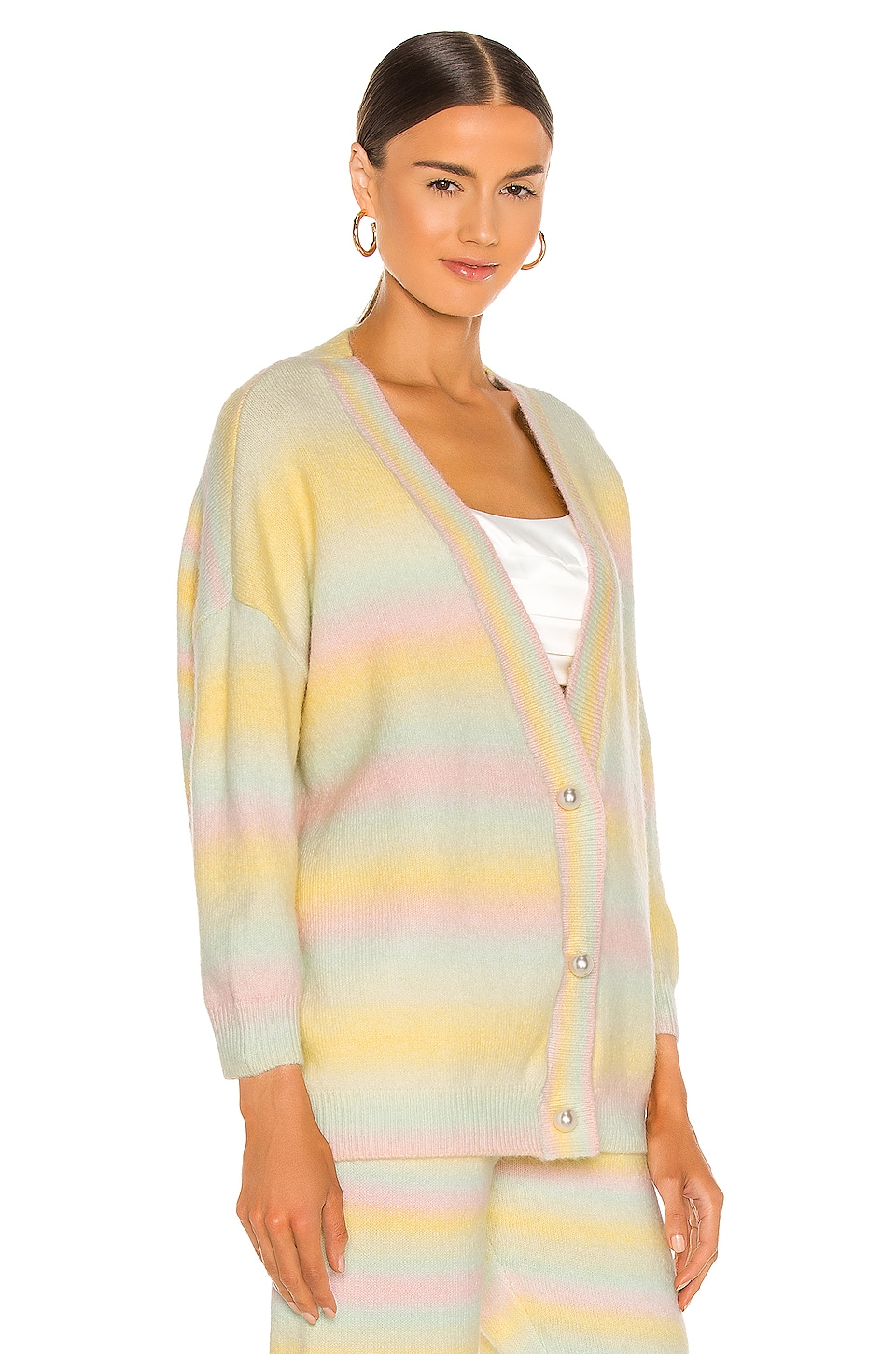 Olivia Rubin Cecily Cardigan in Pastel Ombre