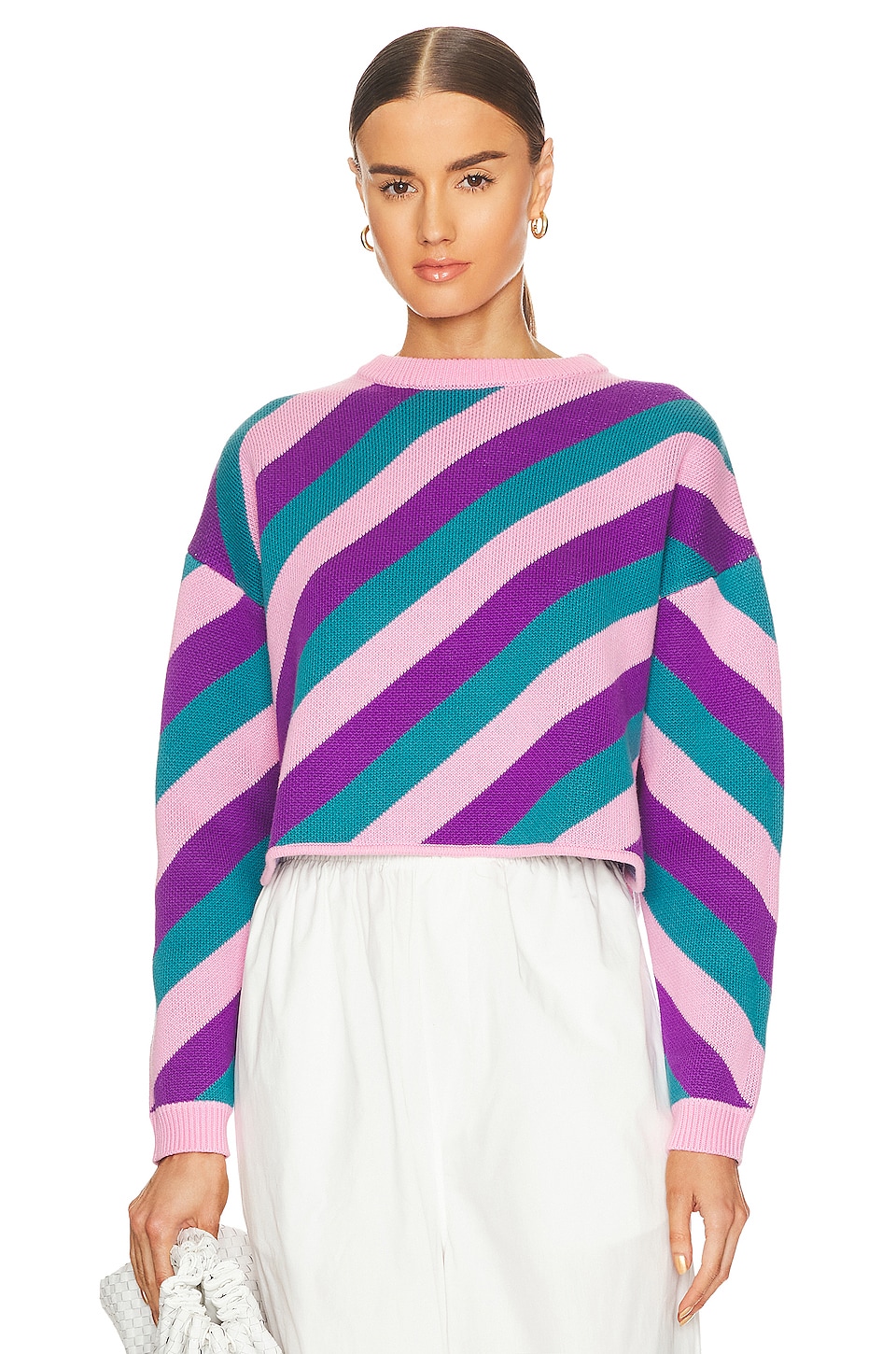 Olivia Rubin Mickey Sweater in Three Colour Stripe | REVOLVE