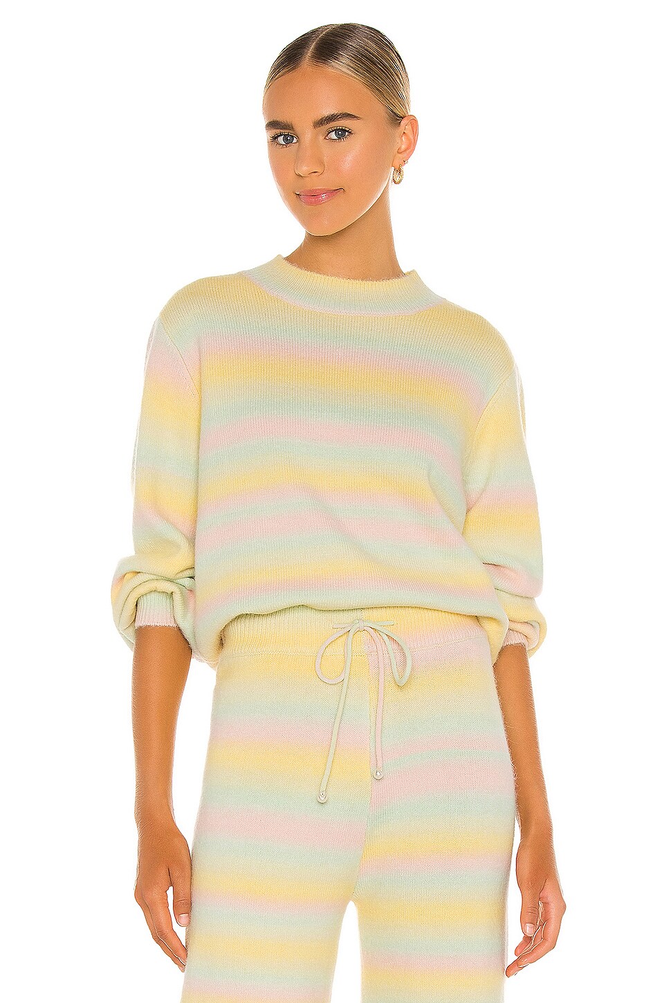 Olivia Rubin Nettie Knitted Sweater in Pastel Ombre