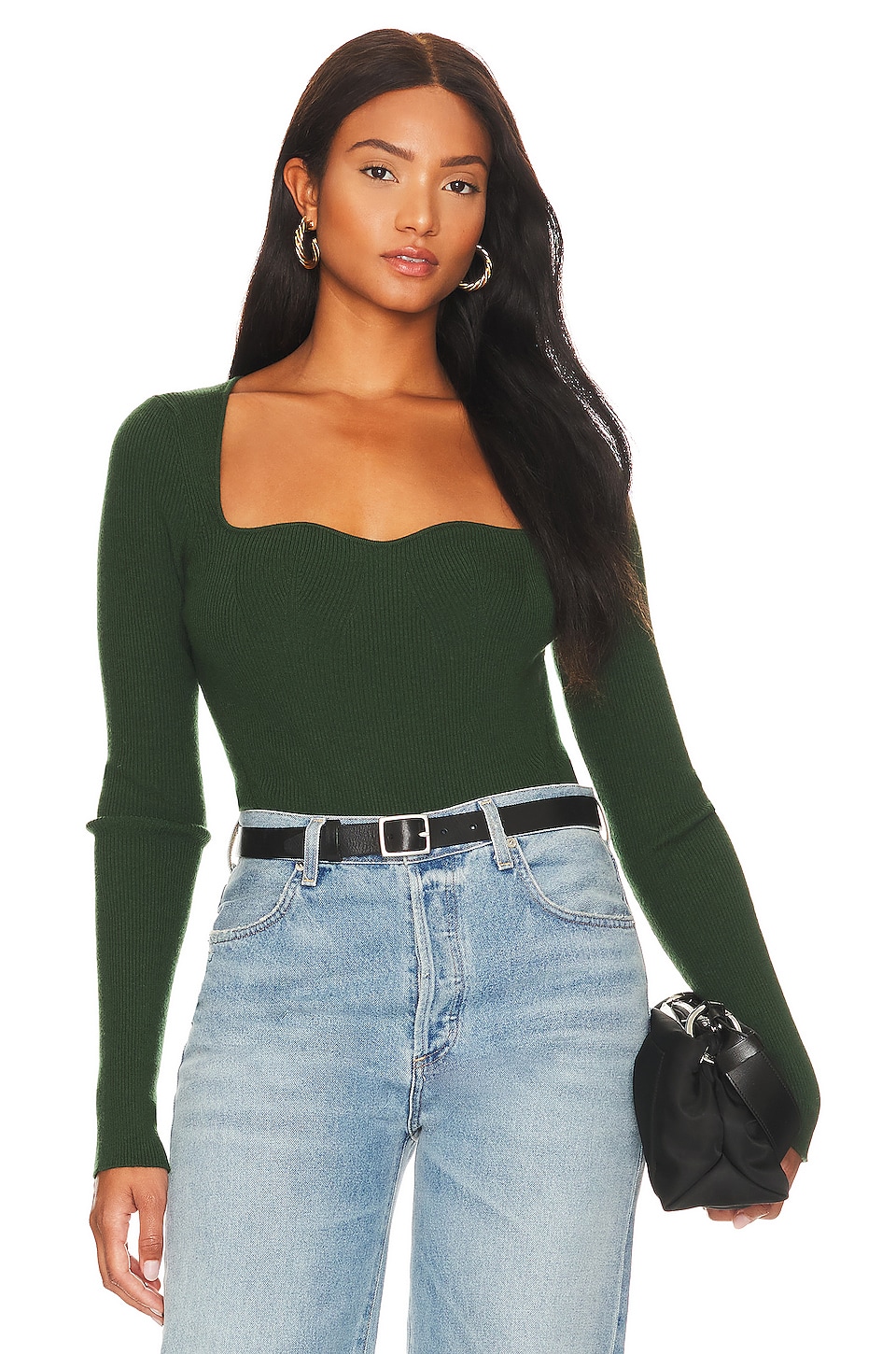 One Grey Day Seville Bodysuit in Forest Green | REVOLVE