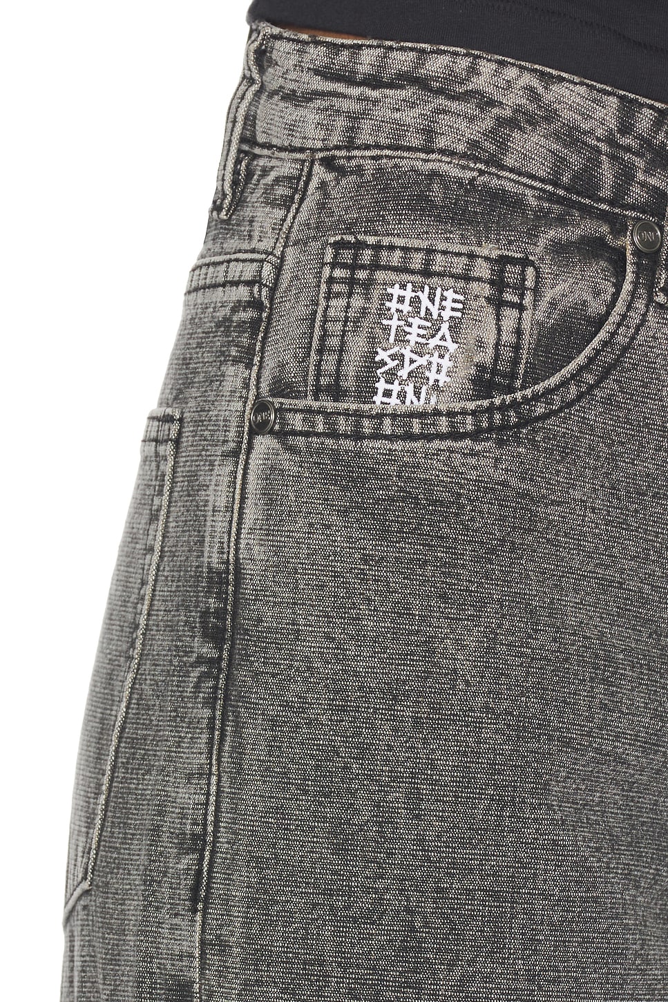 One Teaspoon Jackson Mid Waist Wide Leg Jeans