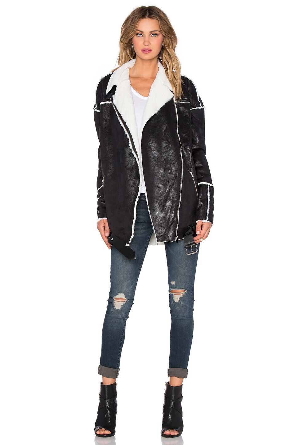 one teaspoon faux fur jacket