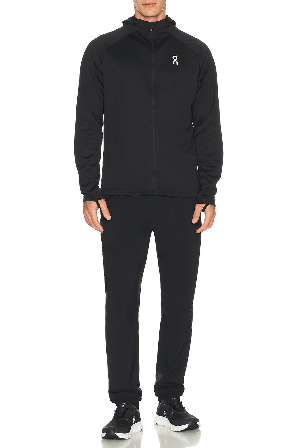 on climate zip foodie　black　s Men's Climate Zip Hoodie | Black | On United States