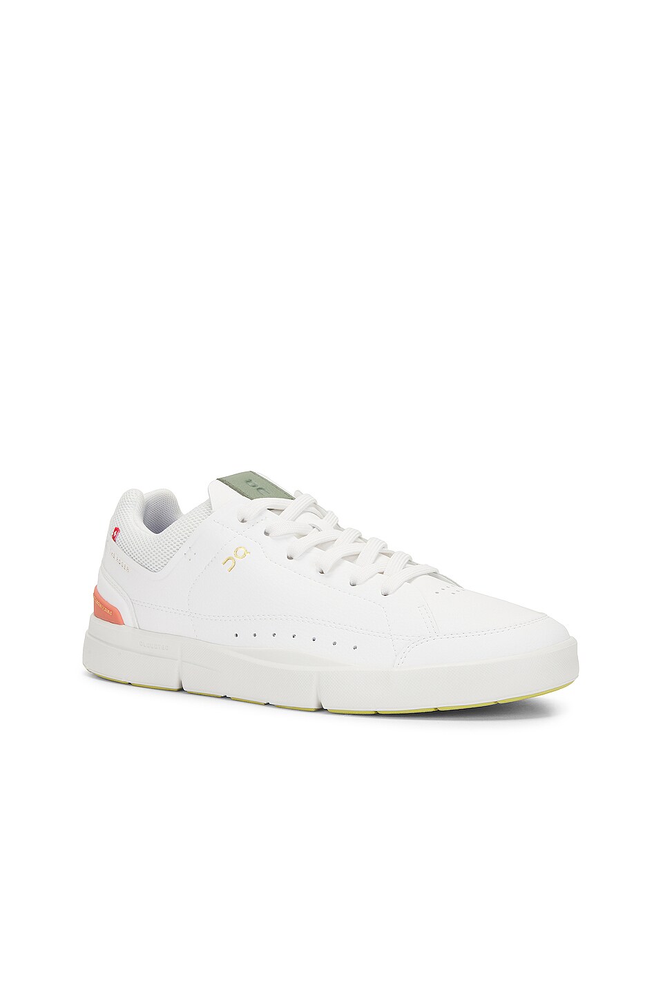 On Roger Centre Court in White & Coral