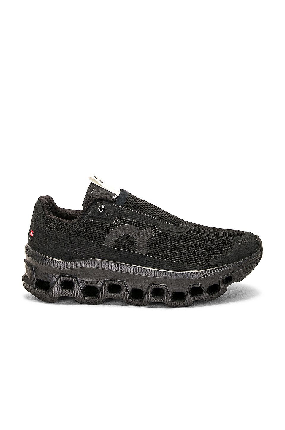 On Cloudmonster Sensa Sneaker in All Black
