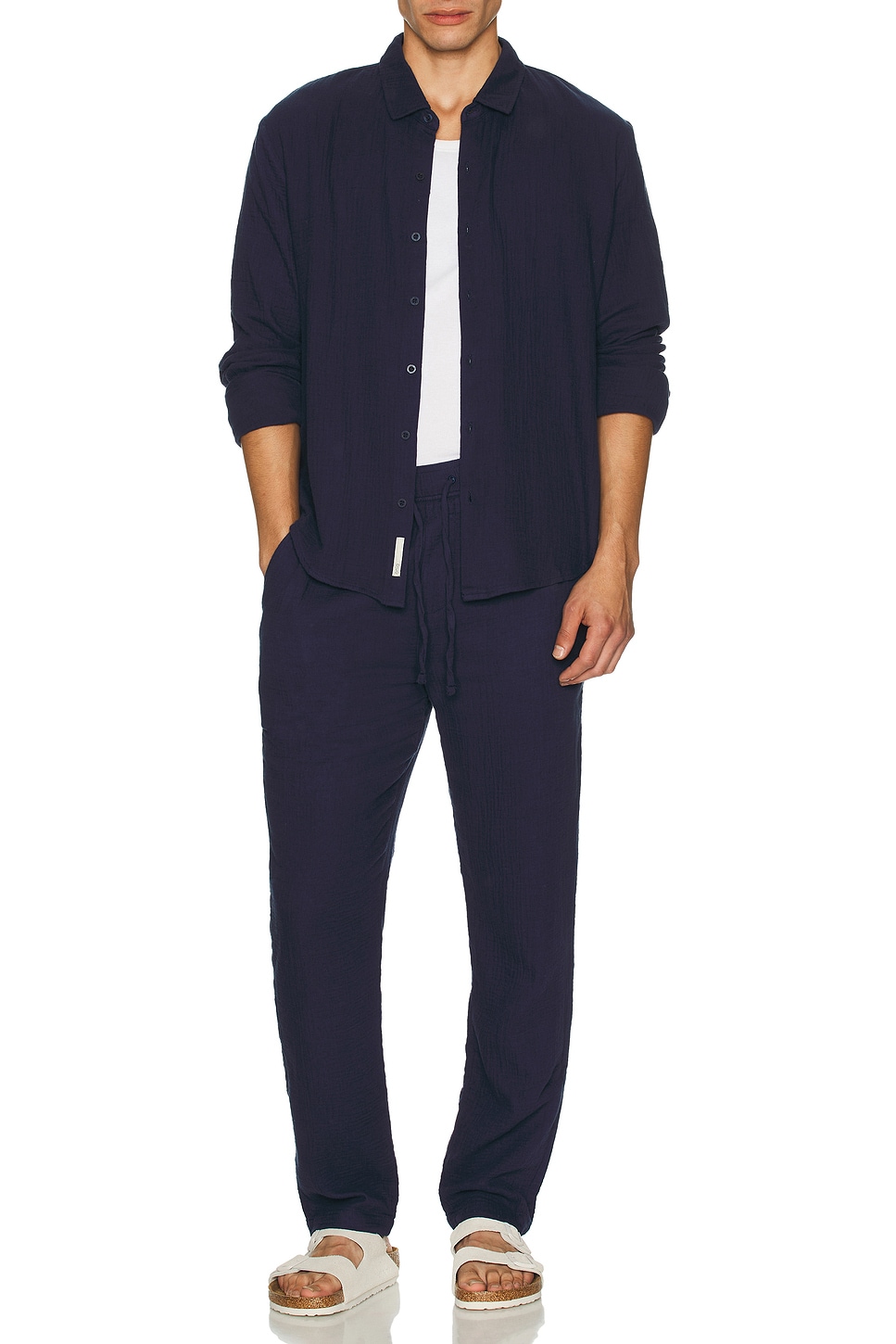Cotton Gauze Long Sleeve Shirt