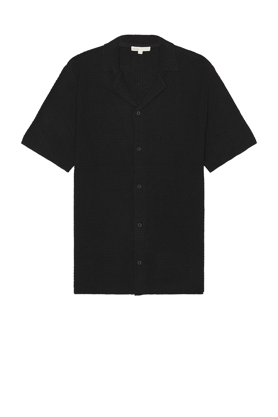 Cotton Textured Camp Shirt